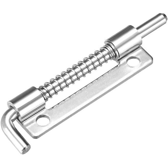Lot De 5 Verrous à Ressort (baril) – 2.2 Pouces, Inox 304, Droitier, Par Uxcell