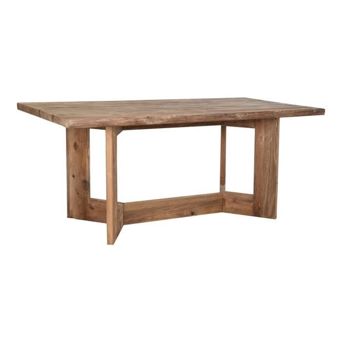 table de salle à manger bois recyclé (180 x 90 x 76 cm)