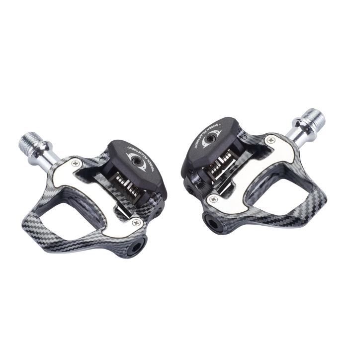 Pedales LOOK RACEasy Pedales de velo de route pour Shimano Look Fibre de carbone Roulements en acier inox Cdiscount Sport