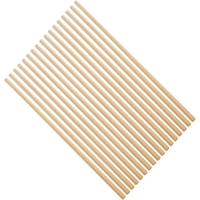 Pack De 100 Pailles Jumbo En Papier Pour Smoothie - 100% Biodégradables - Couleurs Vives