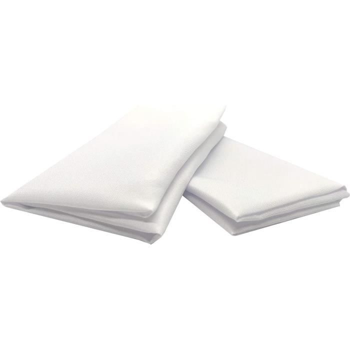 Wolkemer Lot De 4 Serviettes De Table En Tissu Polyester Avec Bords