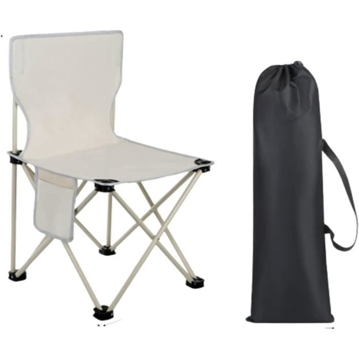 Chaise De Pêche Pliante En Alu : Réglable En Hauteur, Avec Disque Magnétique Et Bien Plus !