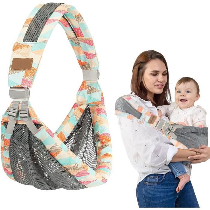 Porte Bebe Hamac,Réglable Porte Enfant 20kg, Porte Bebe ans
