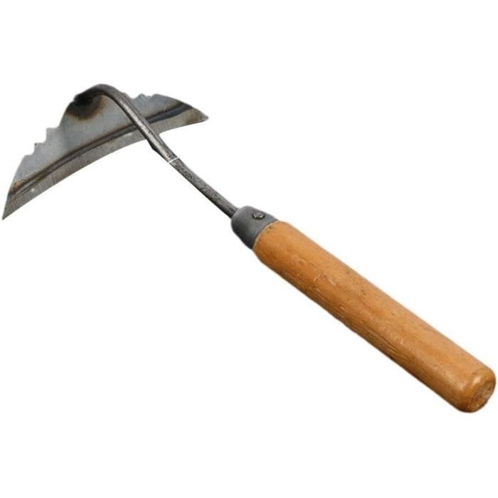 Binette Triangulaire Ergonomique - Outil Manuel De Jardin Pour Désherber, Aérer Et Travailler Le Sol Sans Fatigue