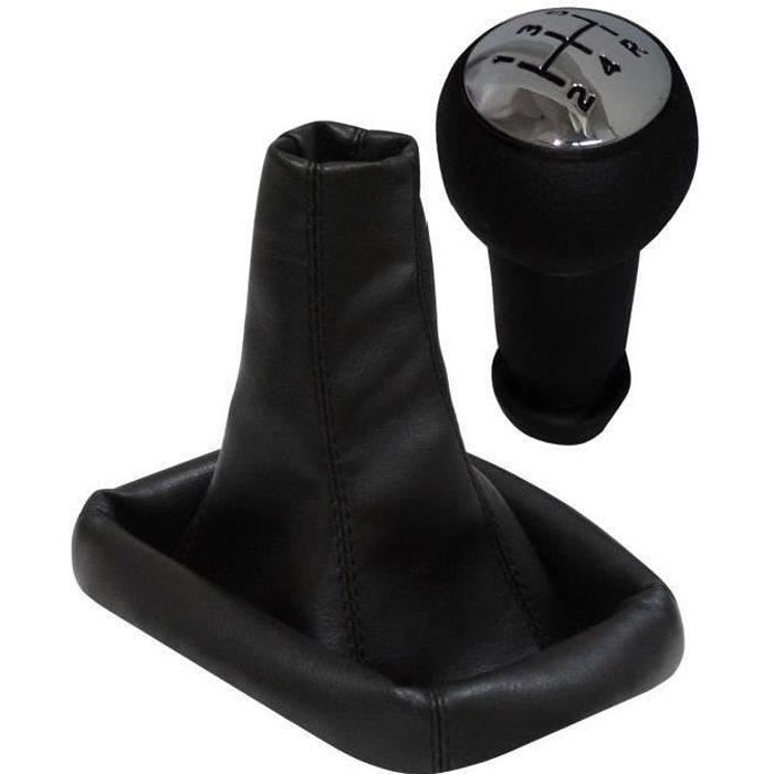 avec Soufflet pour Peugeot 207 307 308 406 407 607 807 5 Pommeau de Vitesse