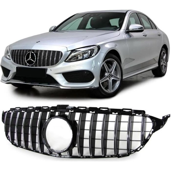 Calandre Look Gtr Mercedes Classe C W205 Compatible Avec Votre Ancienne Embleme Achat Vente Kit Carrosserie Calandre Look Gtr Mercedes Cdiscount