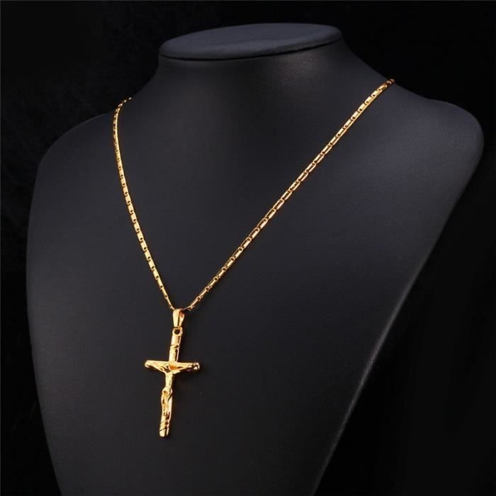 Collier en or avec croix clearance