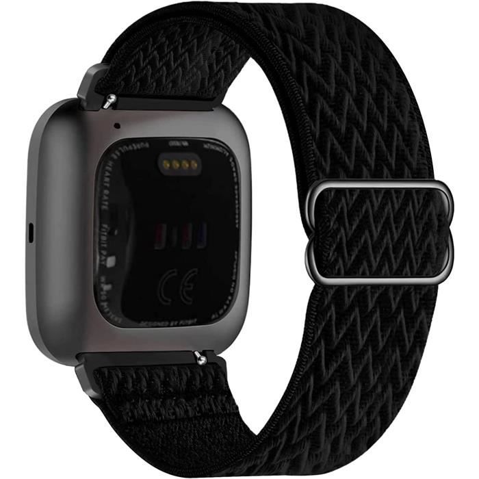 Nylon Bracelet Compatible avec Fitbit Versa 2 Versa Versa Lite