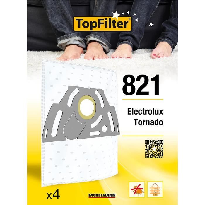 Lot De 4 Sacs + 1 Filtre Pour Aspirateur Tornado – Compatible Avec Plusieurs Modèles