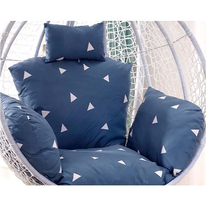 Ferocity Suspendu Hamac Chaise Coussins, Velours Siège De