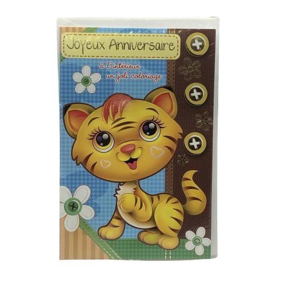 Carte Anniversaire Chat Cdiscount
