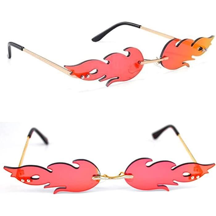 Lunette de soleil online en forme de flamme