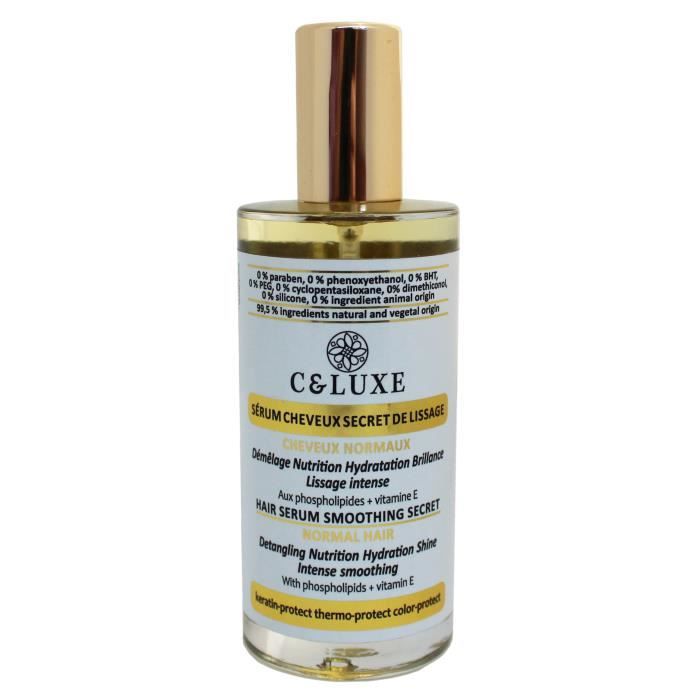 Huile lissante cheveux crépus