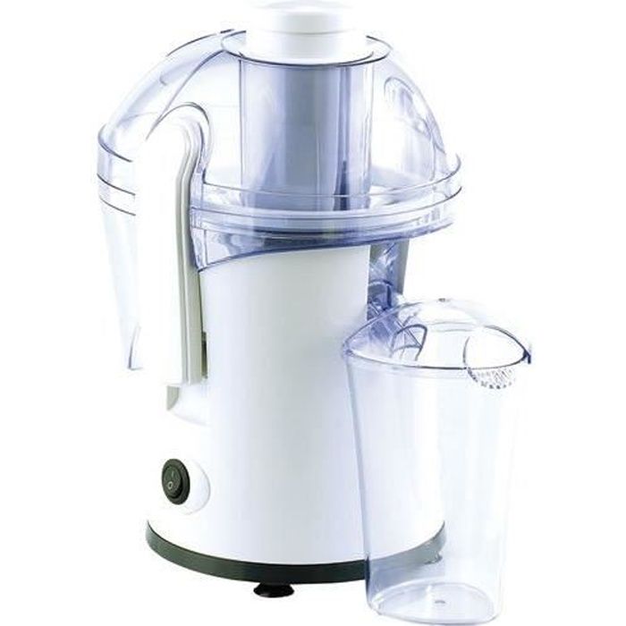 Centrifugeuse - PEARL - Extracteur de jus électrique - 260 Watt - Blanc - 400 ml - Pearl