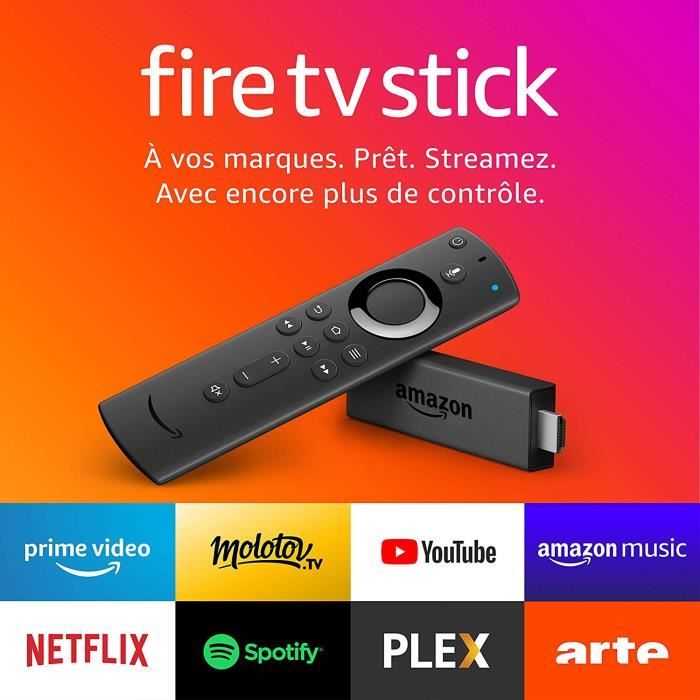 Clé  Fire TV Stick - télécommande vocale Alexa - 6 mois de garantie  en vente au meilleur prix