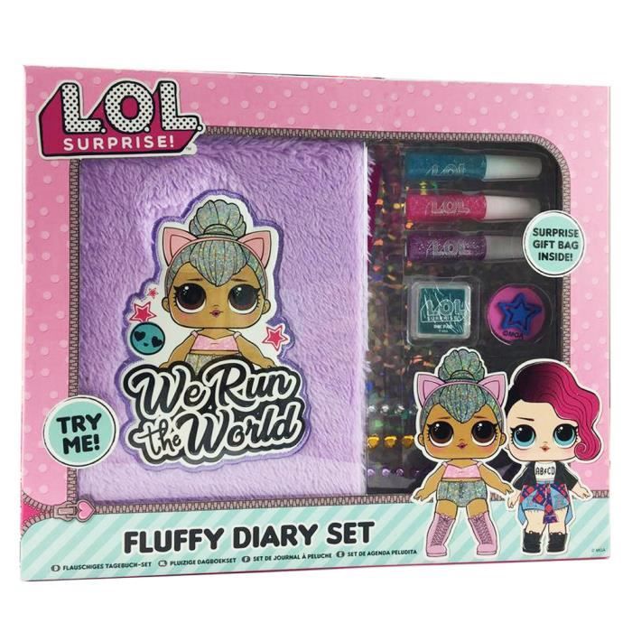 LOL SURPRISE Set cadeau journal intime PELUCHE Lol Surprise avec