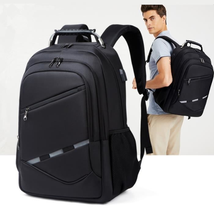 Sac à Dos pour Ordinateur Portable de Voyage 15.6 Cartable Lycee Sac à Dos  Homme Travail Imperméable Sac à Dos pour Université - Cdiscount Bagagerie -  Maroquinerie