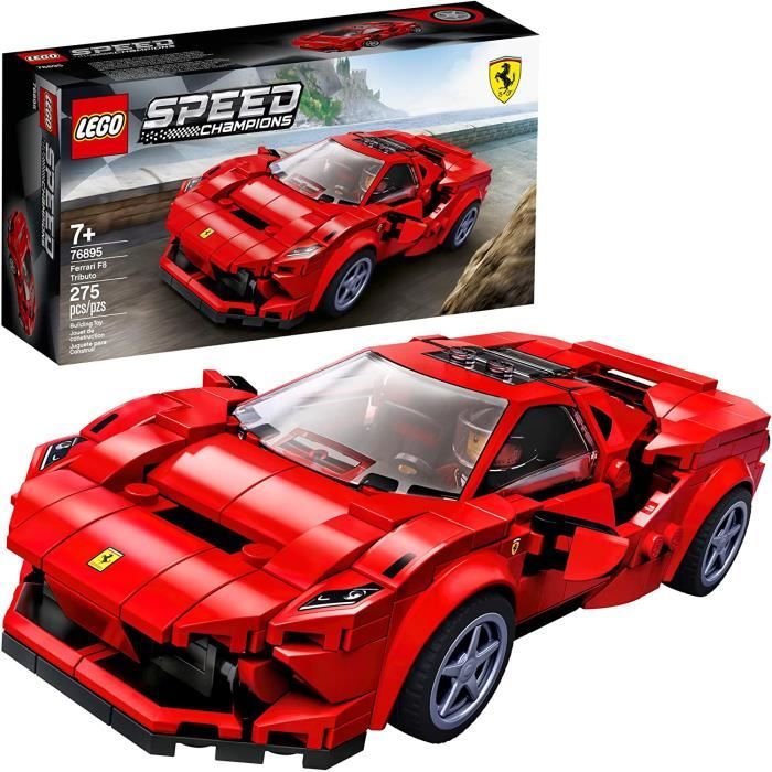 Jeux de construction LEGO Speed Champions 76895 - Ferrari F8 Tributo Rouge (275 pièces) 52897