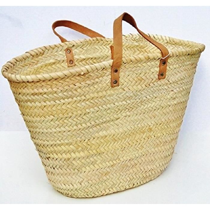 panier paille pas cher