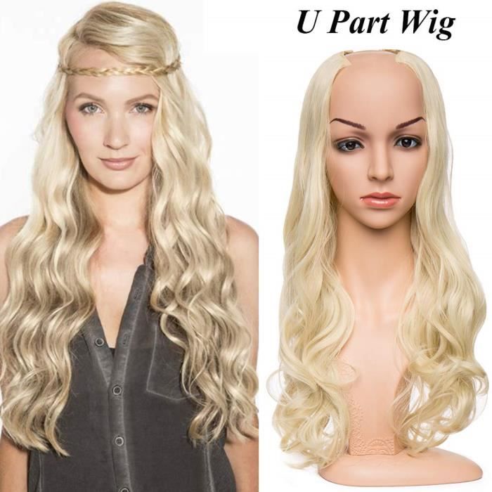perruque blonde bouclée pas cher
