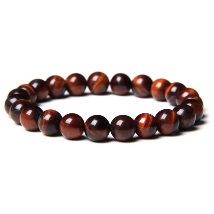 Perles En Œil De Tigre Rouge 4-8mm Pour Création De Bijoux - Pierre Naturelle, Lot Fabrication