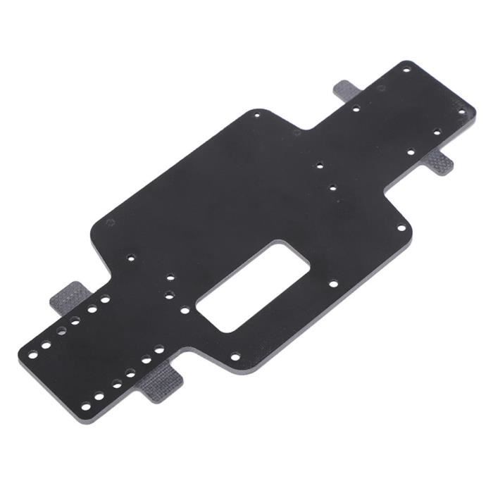 Tbest RC Chassis Kit de soubassement de voiture RC châssis principal en