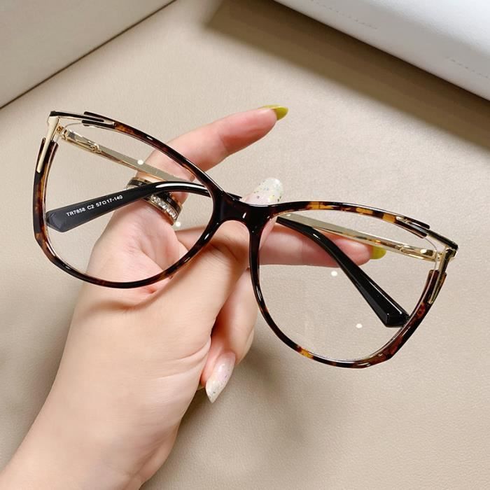 C2 daiao clair Dioptrie 0 75 Lunettes de vue il de chat TR90 pour femmes Monture sexy R tro Grandes