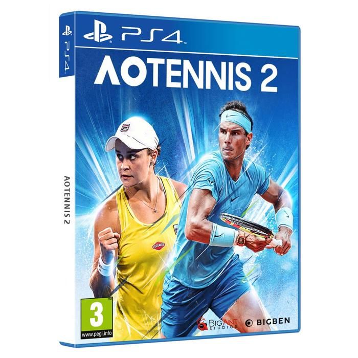Jeu vidéo - BigBen - AO Tennis 2 PS4 - Mode Carrière - Personnalisation - Réputation - État correct Bigben Interactive sur Cdiscount Seconde Vie