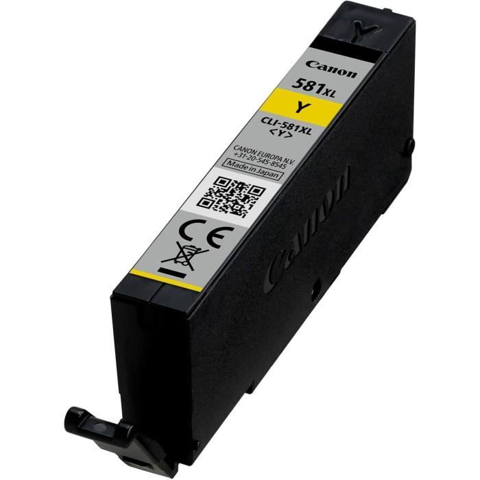 Cartouche dencre - CANON - CLI-581Y XL (2051C001) - Jaune -  8.3 ml