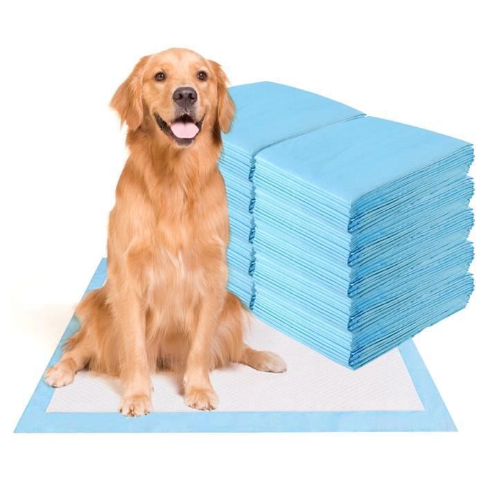 Alèses Pour Chiens Jetables 45x60cm - Lot De 50 - Protection Anti-fuite, Séchage Rapide, Idéal Pour Chiots, Animaux âgés Ou Voyages