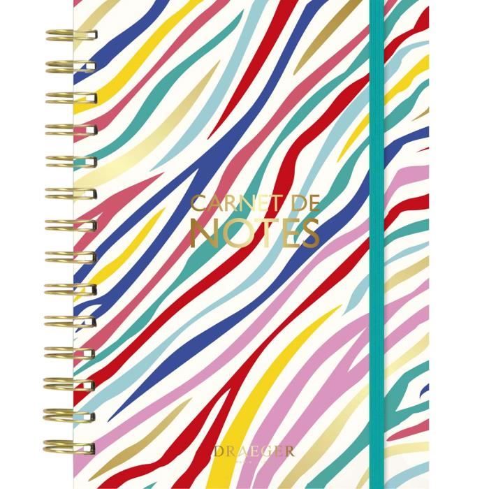 Carnet à Spirales A5 Avec Intercalaires – 300 Pages – Idéal Pour Cours, Notes, Planning – Design Sobre - 3