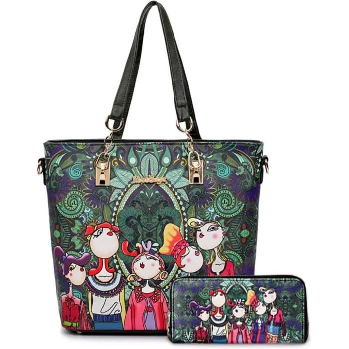 Petit Sac Françoise Saget 'Très British' En Toile écossaise - Style Décontracté Et Vintage - Occasion Impeccable