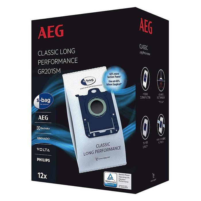 Kit Sacs et Filtre Moteur AEG 900166976 – Compatible AEG VCH4212EF - vue 4