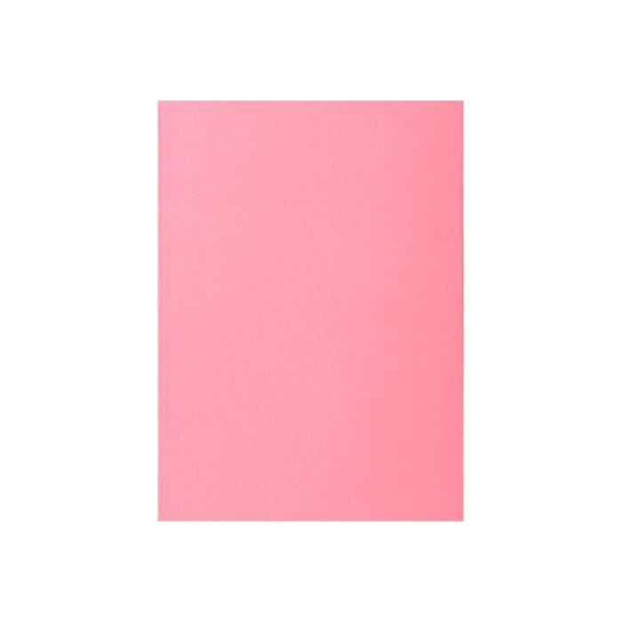 exacompta super 60 chemise a4 pour 100 feuilles rose pastel (pack de 100)