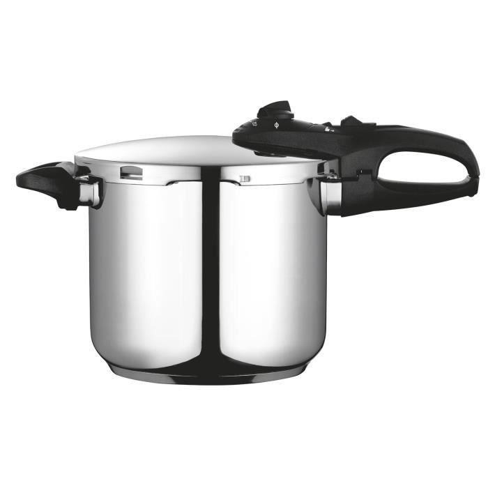 Autocuiseur 7,5 Litres, Induction, Acier Inoxydable 18/10, 2 Niveaux de Pression FAGOR Duo 8   Argent 800031