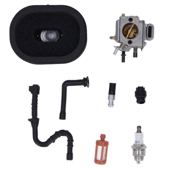 Kit De Rechange Carburateur Pour Tronçonneuse - Compatible WA-59, WA-59-1, SV-2A, SV-2AE - 6 Pièces Incluant Tuyaux Et Joints - 6