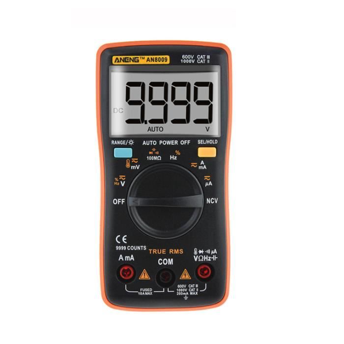 Multimètre numérique Curseur TrueRMS Ohmmètre AC electricite — free download