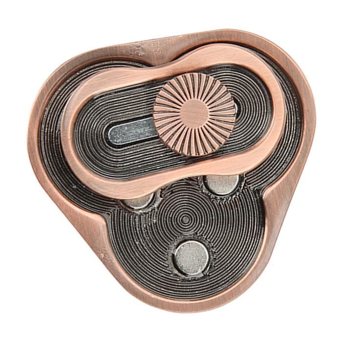 Jouet Fidget Slider Magnétique - Métal, Dimensions 44x33x8 Mm, Pour Stress, TDAH, Anxiété, Décompression