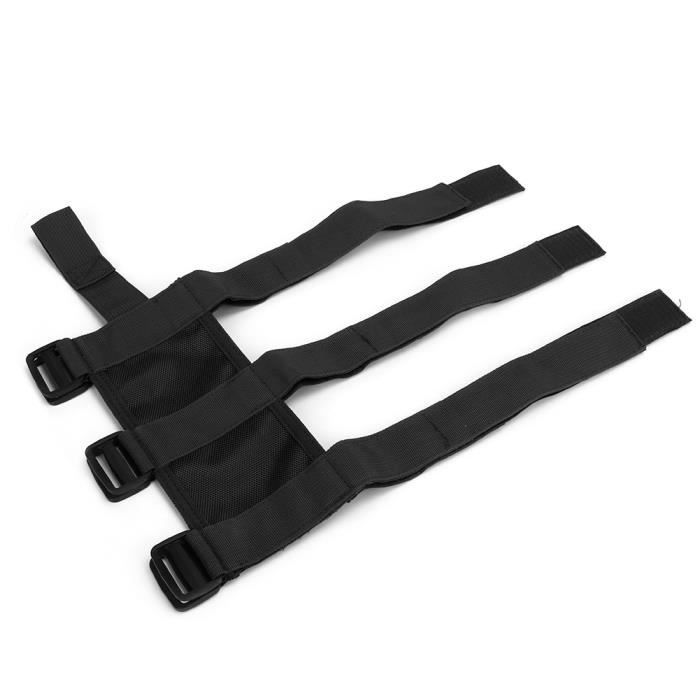 Ceinture De Fixation Pour Extincteur - 4 Sangles Réglables (2 Longues, 2 Courtes) - Pour Voiture, Coffre, Mur - Antidérapante, Élastique - Organiseur De Sécurité