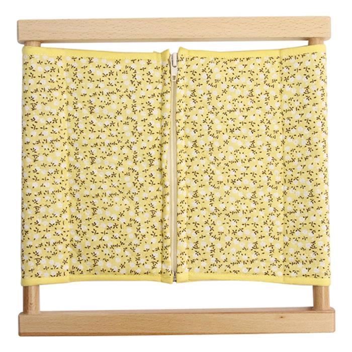 Jouet Sensoriel En Bois Pour Enfants 18 Mois-3 Ans - Planche à Fermetures éclair, Motricité Fine, Apprentissage Précoce - 12