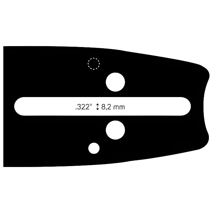 Guide tronçonneuse Husqvarna 45cm .325 .058 15mm Modèles 33 à 560XP