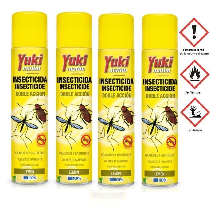 Lot 4 Insecticide Aerosol Insecte Volant Rampant 400 Ml Moustique Insecte 076 Cdiscount Au Quotidien