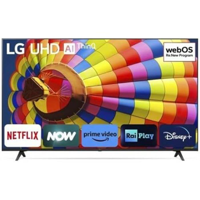 Téléviseur - LG - 43UT80006LAAEU - 43 pouces - 4K UHD - Smart TV - HDMI x3 Téléviseur - LG - 43UT80006LAAEU - 43 pouces - 4K UHD - Smart TV - HDMI x3