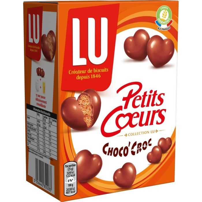 Petits Coeurs Chocolat 90g Petits Coeurs Achat Vente Biscuits