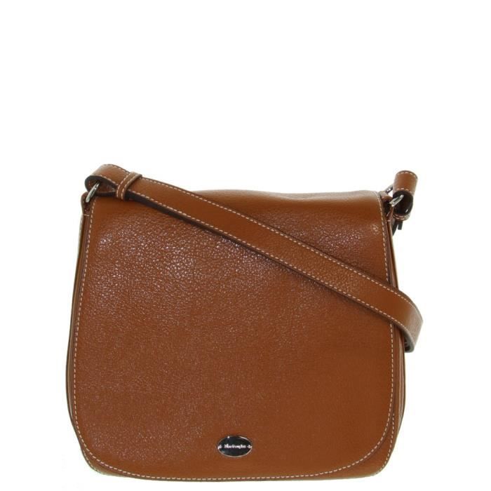 Sac mac douglas cuir discount marron