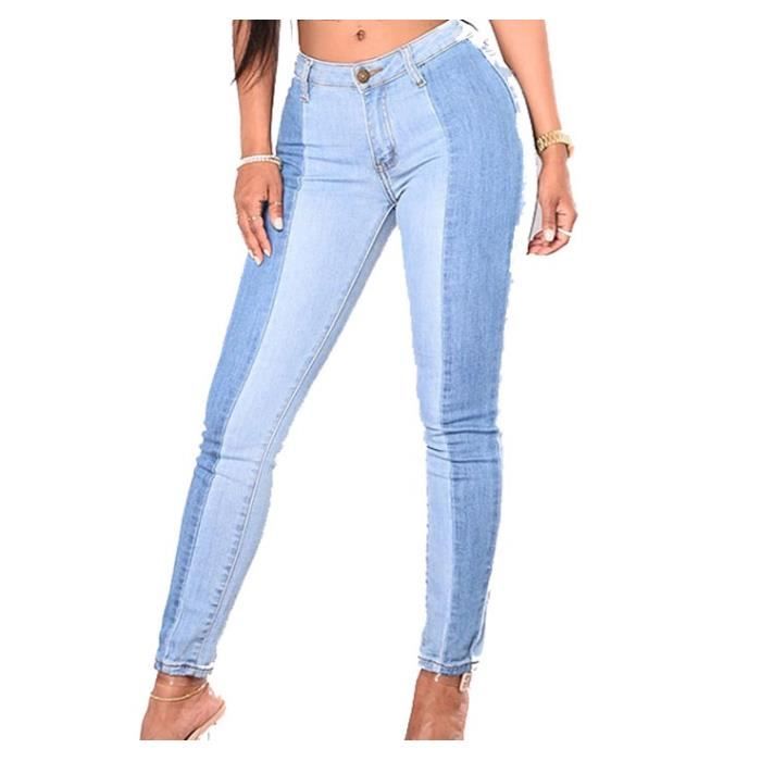 Femme Vêtements Jeans Jeans coupe droite Pantalon en jean Jean Gaelle Paris en coloris Bleu 