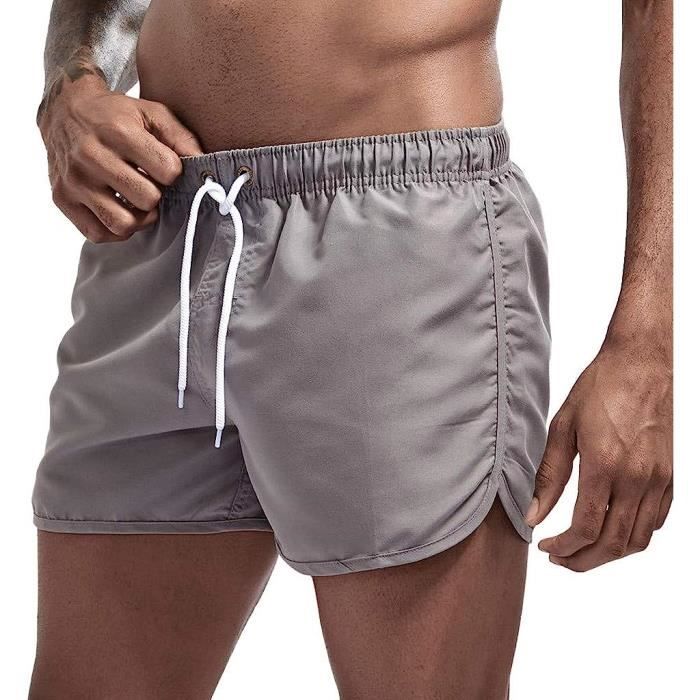 Short De Plage Femme Avec Cordon - Maille Transparente Noir, Taille XS