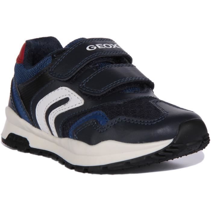 Baskets Geox J Pavel B.A pour bebes Marine Rouge Taille 32 Marine rouge Cdiscount Chaussures