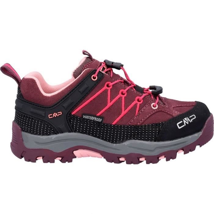 Chaussures de randonnée basses pour garçon CMP Kids Rigel Low Trekking Shoes WP - Plum / Peach - Respirant Chaussures de randonnée basses pour garçon CMP Kids Rigel Low Trekking Shoes WP - Plum / Peach - Respirant