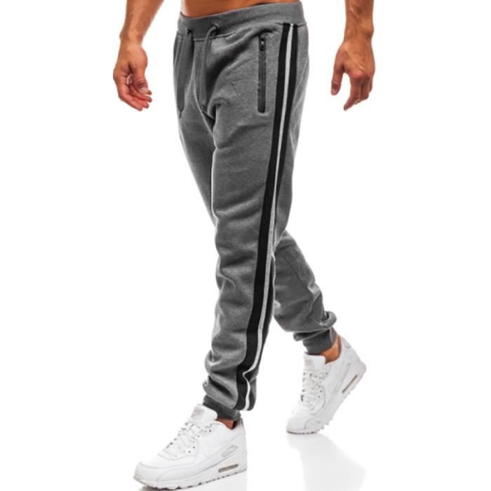 Pantalon Homme de Marque Élasticité Droit Pantalon Homme Mode casual pour hommes Pantalon de jogging homme Poignets élastiques